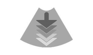 un logo grigio e bianco